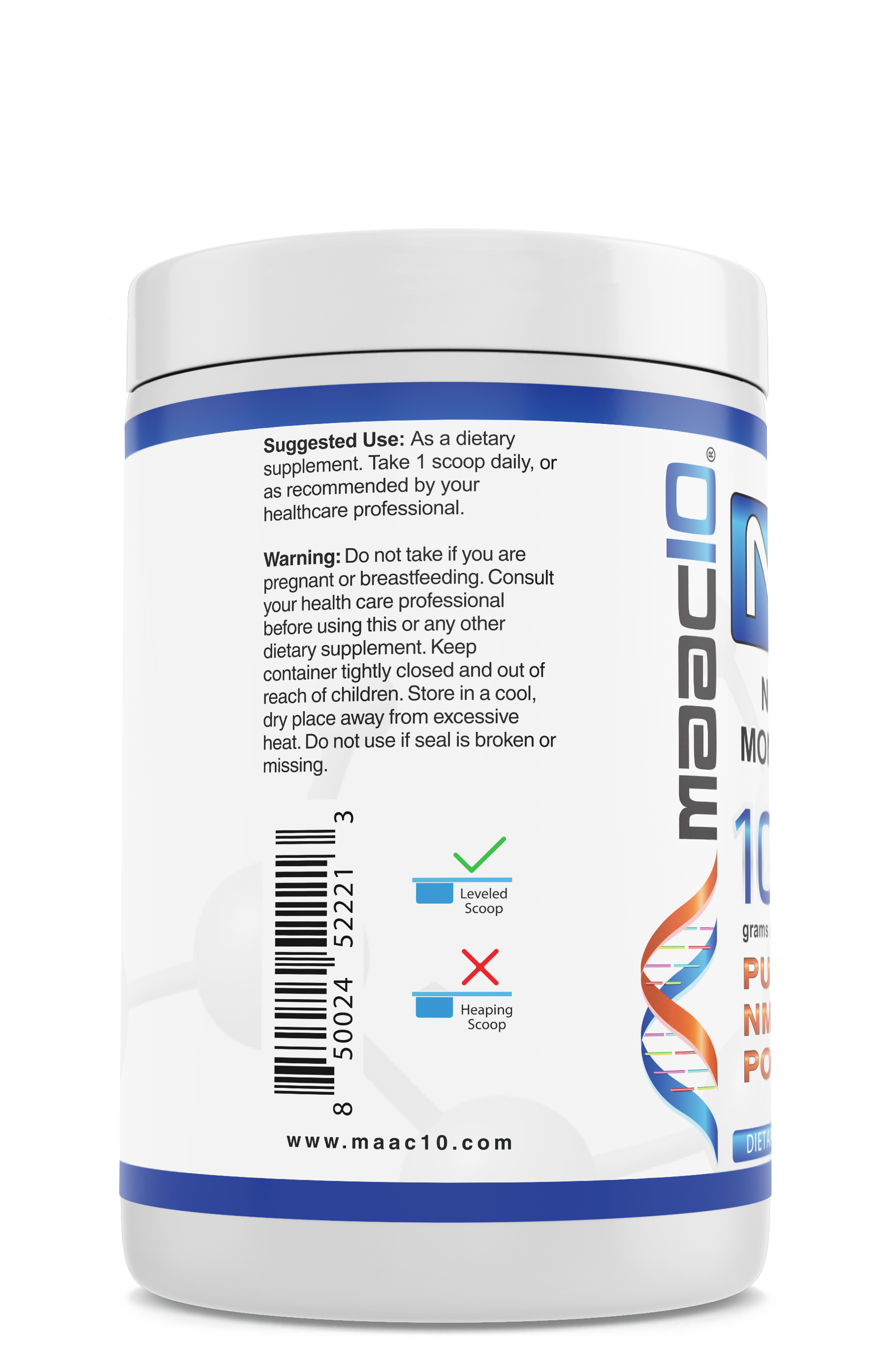 MAAC10 NMN - Pure NMN Powder 100 Grams