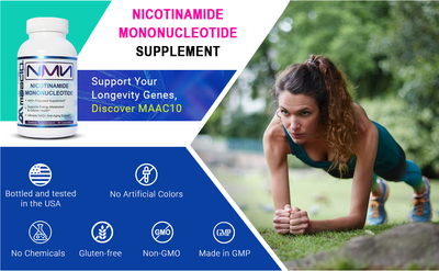 MAAC10 NMN Real Nicotinamide Mononucleotide Supplement (NMN 125mg Capsules). The Most Powerful NAD+ Precursor More Stable Than Riboside. We use 99% Pure Pharmaceutical Grade Stabilized NMN (30 Count)
