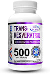 MAAC10 Trans Resveratrol 500mg Supplement (3-Pack)