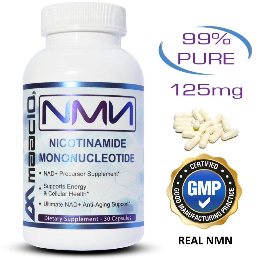 MAAC10 NMN 125MG Capsules 3-Pack NAD+ Supplement