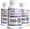 MAAC10 Trans Resveratrol 500mg Supplement (3-Pack)